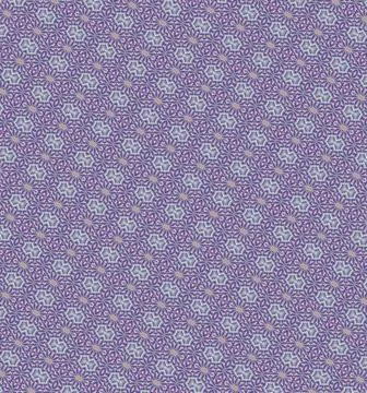 Repeatable decorative tile pattern with orchid mist, pale lavender, and sof.. Stock Illustration