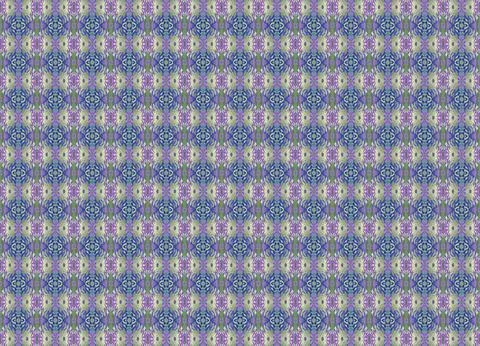 Repeatable decorative tile pattern with pale moss, silver sage, muted teal, slat Stock Illustration