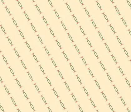 Repeatable decorative tile pattern in pastel red tones with peach, pink, coral, イラスト素材