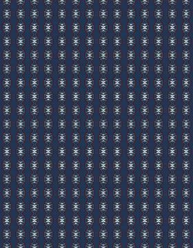 Repeatable decorative tile pattern rendered in platinum, peacock blue, and .. Stock Illustration