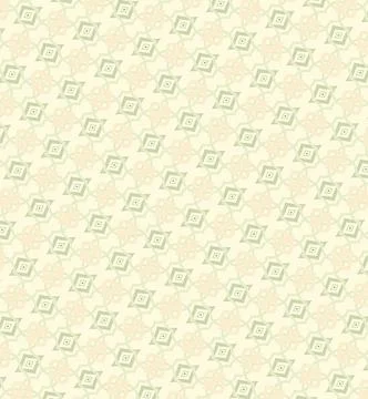 Repeatable decorative tile pattern rendered in honey wheat, light cream, an.. Stock Illustration