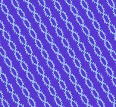 Repeatable decorative tile pattern in sky cyber shores tones with electric indig 스톡 일러스트