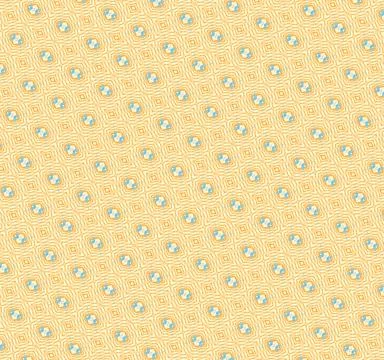 Repeatable decorative tile pattern in summer sporty splash tones with bright cya Illustrazione stock
