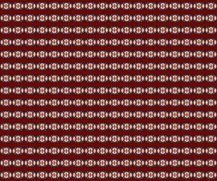 Repeatable decorative tile pattern in warm dark cherry tones with custard, oxblo Stock Illustration