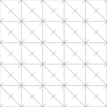 Repeatable detailed grid, mesh pattern. (Black and white versions) Illustrazione stock