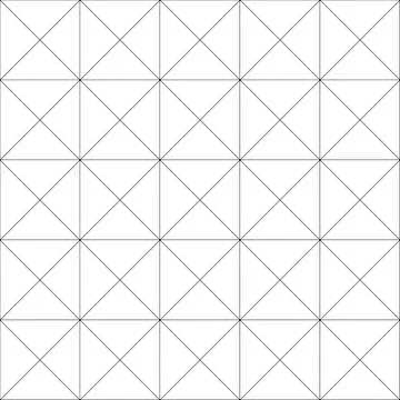 Repeatable detailed grid, mesh pattern. (Black and white versions) Illustrazione stock