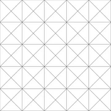 Repeatable detailed grid, mesh pattern. (Black and white versions) Illustrazione stock