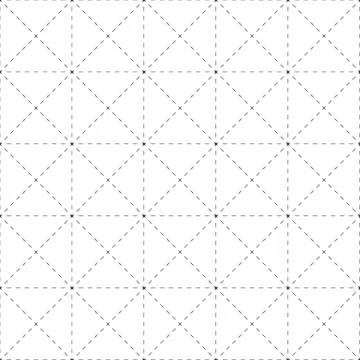 Repeatable detailed grid, mesh pattern. (Black and white versions) Illustrazione stock