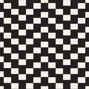 Repeatable geometric grid texture. Vector seamless mesh pattern. Monochrome.. Illustrazione stock