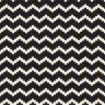 Repeatable geometric grid texture. Vector seamless mesh pattern. Monochrome.. Illustrazione stock