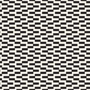 Repeatable geometric grid texture. Vector seamless mesh pattern. Monochrome.. 스톡 일러스트