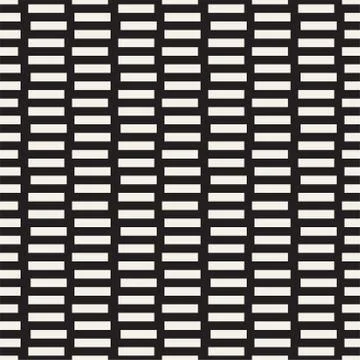 Repeatable geometric grid texture. Vector seamless mesh pattern. Monochrome.. Stock Illustration