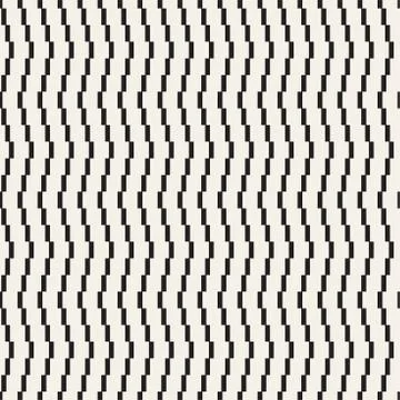 Repeatable geometric grid texture. Vector seamless mesh pattern. Monochrome.. Illustrazione stock