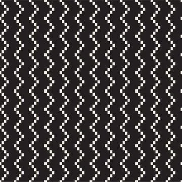 Repeatable geometric grid texture. Vector seamless mesh pattern. Monochrome.. Illustrazione stock