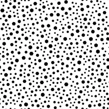 Repeatable geometric pattern with scattered, random shapes Stockillustratie