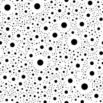 Repeatable geometric pattern with scattered, random shapes Stockillustratie
