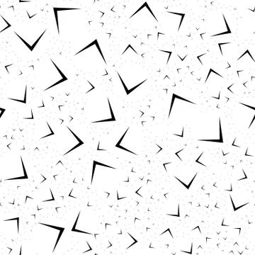 Repeatable geometric pattern with scattered, random shapes 스톡 일러스트