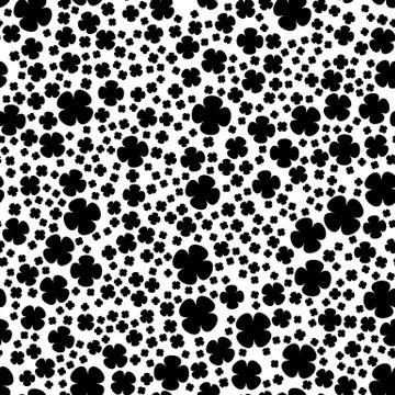 Repeatable geometric pattern with scattered, random shapes 스톡 일러스트