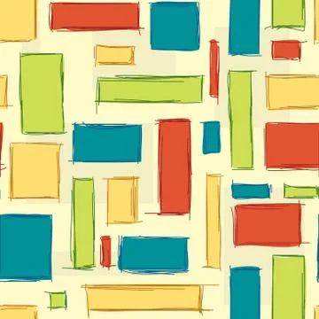 Repeatable geometric rectangle pattern イラスト素材