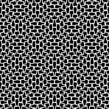 Repeatable grid, mesh background pattern. Reticulate, cellular texture Stock Illustration