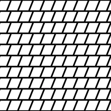 Repeatable mosaic pattern with parallelograms. Geometric texture Stock Illustration