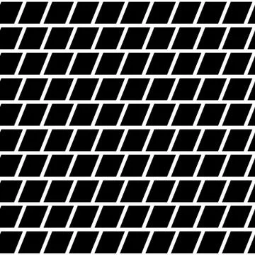 Repeatable mosaic pattern with parallelograms. Geometric texture Stock Illustration