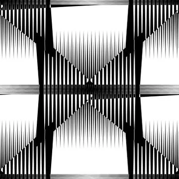 Repeatable pattern. Abstract monochrome geometric repeatable pattern Illustrazione stock