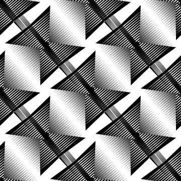 Repeatable pattern. Abstract monochrome geometric repeatable pattern Stockillustratie