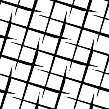 Repeatable pattern. Abstract monochrome geometric repeatable pattern Illustrazione stock