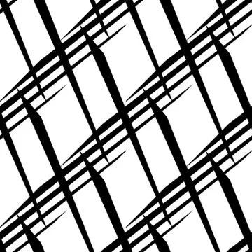 Repeatable pattern. Abstract monochrome geometric repeatable pattern イラスト素材