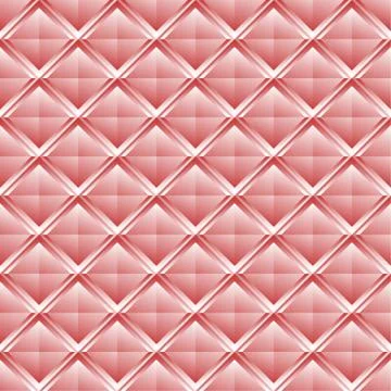 Repeatable pattern with crystal like structure. Mosaic of studs, shaded squar Illustrazione stock