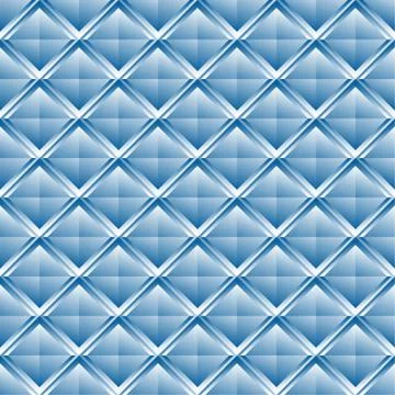 Repeatable pattern with crystal like structure. Mosaic of studs, shaded squar Stock Illustration