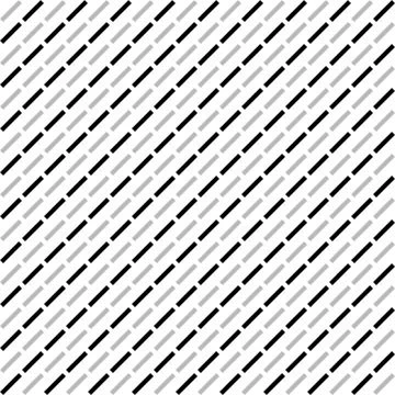 Repeatable pattern with dashed lines texture. Minimal grayscale / monochrome  イラスト素材