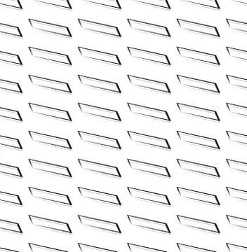 Repeatable pattern with rectangular square shapes. Monochrome abstract backgr Stock Illustration
