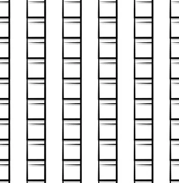 Repeatable pattern with rectangular square shapes. Monochrome abstract backgr Stock Illustration