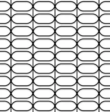 Repeatable pattern with rectangular square shapes. Monochrome abstract backgr Stock Illustration
