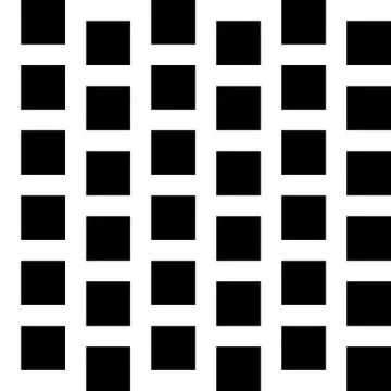 Repeatable pattern with squares. Geometric cellular grid, mesh pattern. Stock Illustration