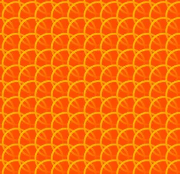 Repeatable pattern w/ interlocking circles, rings. Regular monochrome seamles Stockillustratie