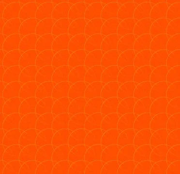 Repeatable pattern w/ interlocking circles, rings. Regular monochrome seamles Stock Illustration