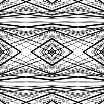 Repeatable, tileable background with random, irregular lines. Seamless patter 스톡 일러스트