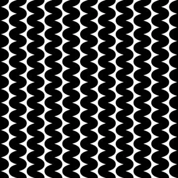 Repeatable wavy, zigzag vertical lines in parallel fashion. Stock Illustration