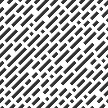 Repeatable white pattern with black stripes. Stockillustratie