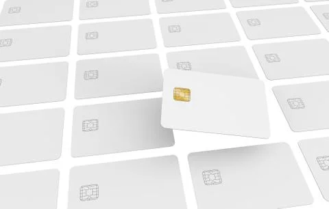 Repeated credit cards Stock-Illustration