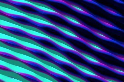 Repeated diagonal ribbons create a bold flowing pattern, combining bright c.. Stockillustratie