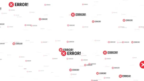 Repeated Error Pattern Background Stock Footage 336063070