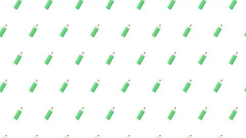 Repeated pattern background of pencil illustration (seamless loop) Stock Footage 160272271