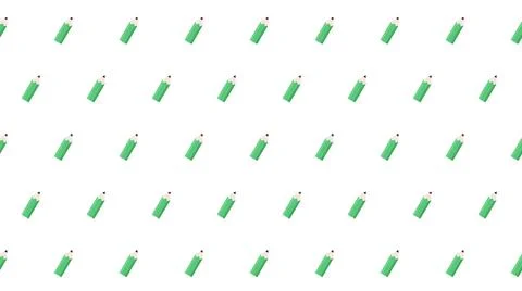 Repeated pattern background of pencil illustration Stock Illustration