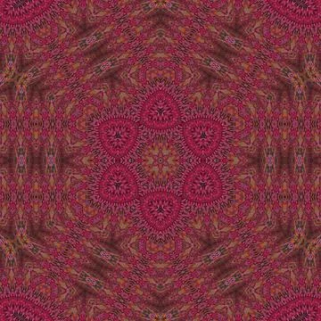 Repeated pattern design for Moroccan textile, surface, sublimation print Stock Illustration