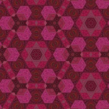 Repeated pattern design for Moroccan textile, surface, sublimation print Illustrazione stock