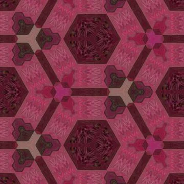 Repeated pattern design for Moroccan textile, surface, sublimation print Stock Illustration